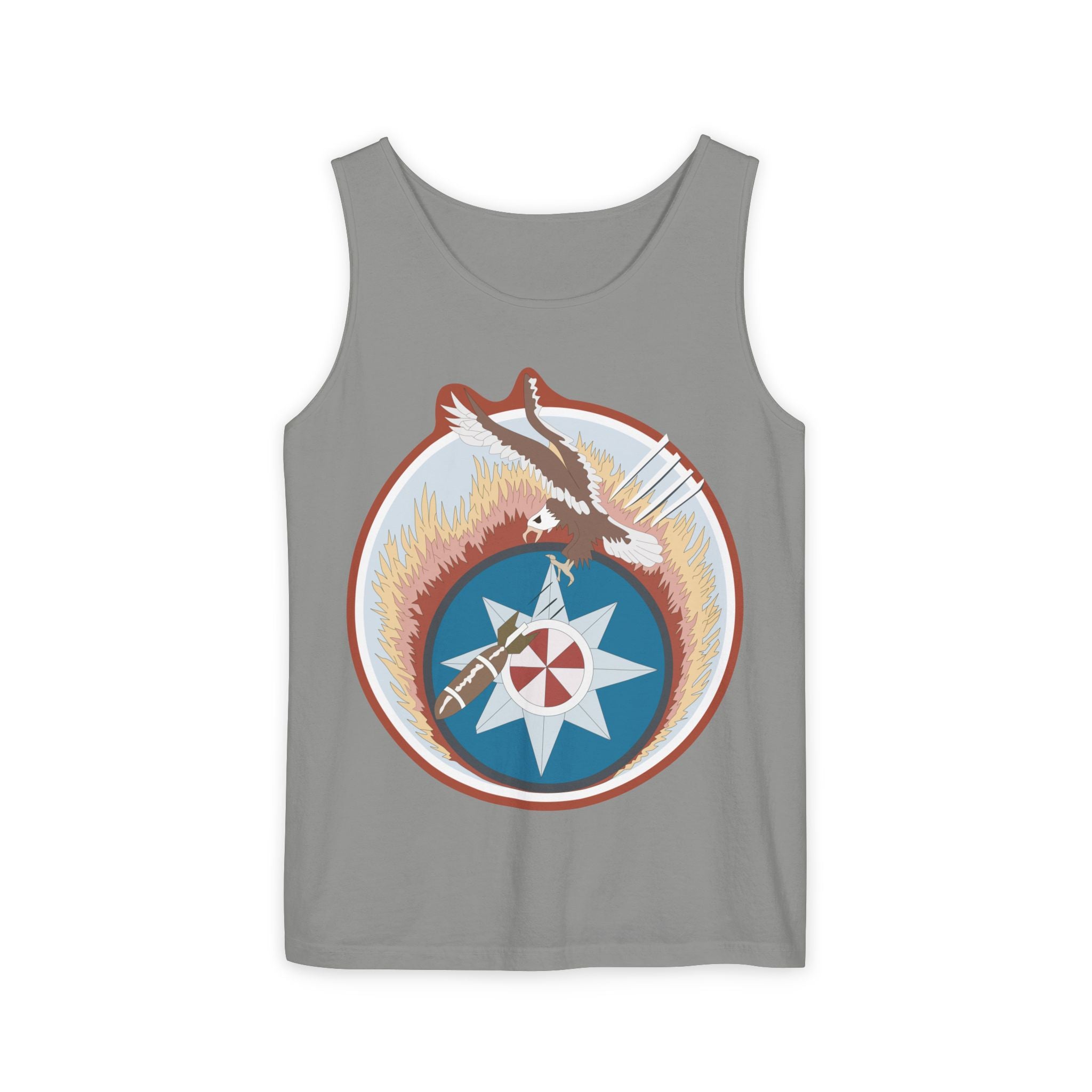 Unisex Garment-Dyed Tank Top - AAC - 773rd Bomb Squadron, 463rd Bomb Group - 15th AF wo Txt X 300