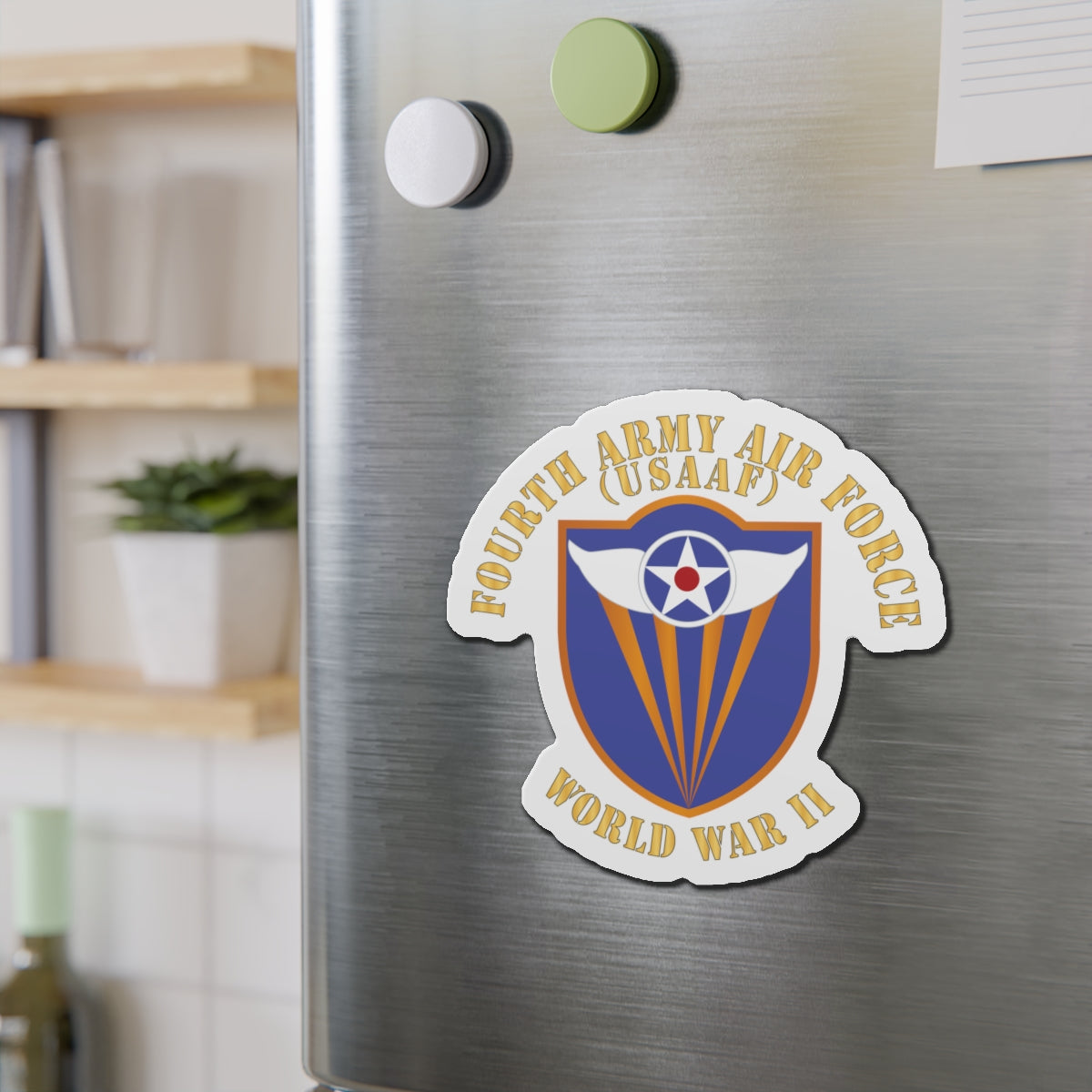 Die-Cut Magnets - AAC - SSI - 4th Air Force - WWII - USAAF x 300