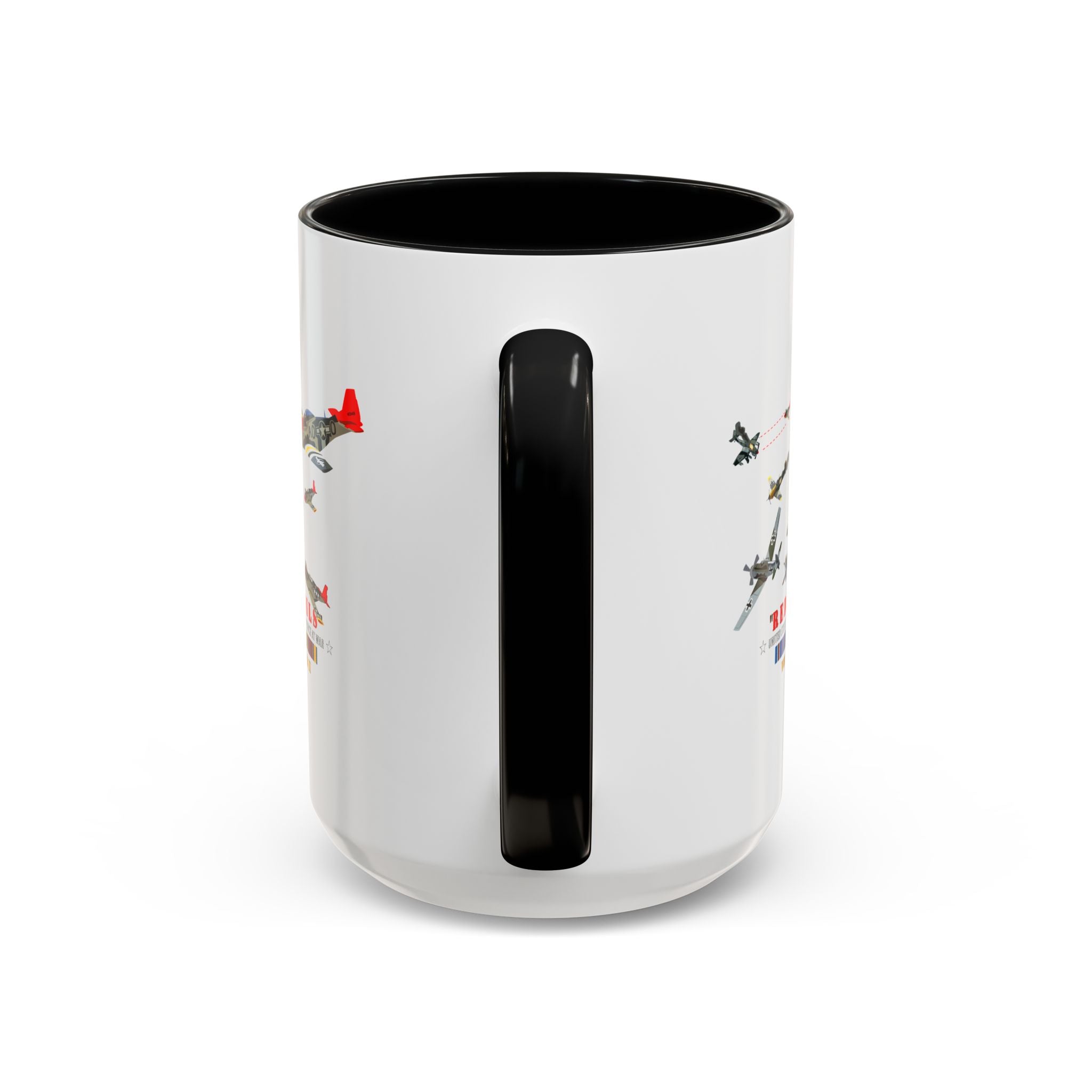Accent Coffee Mug - Army - AAC - 332nd Fighter Group - Red Tails - At War