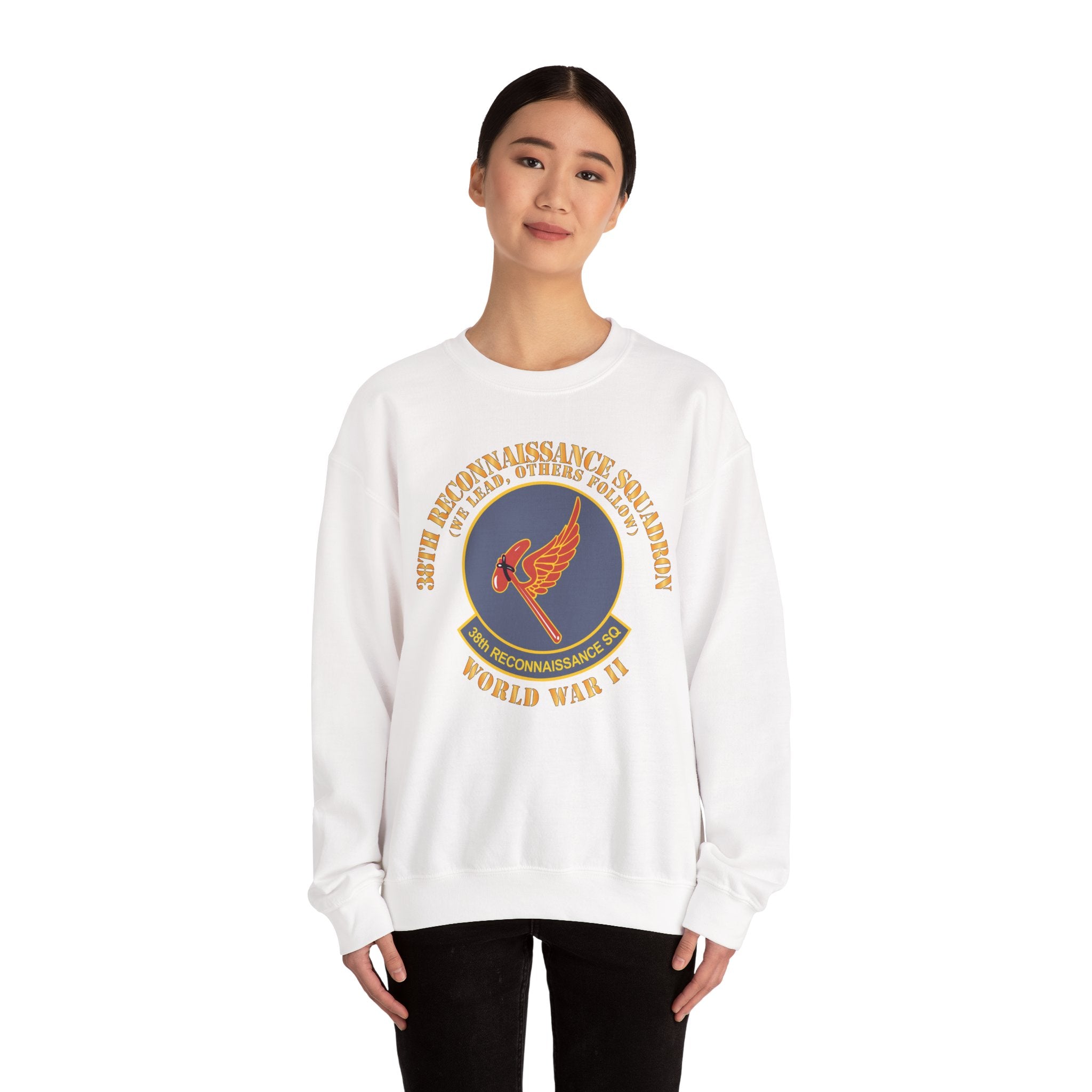 Crewneck Sweatshirt - AAC - 38th Reconnaissance Squadron - WWII X 300