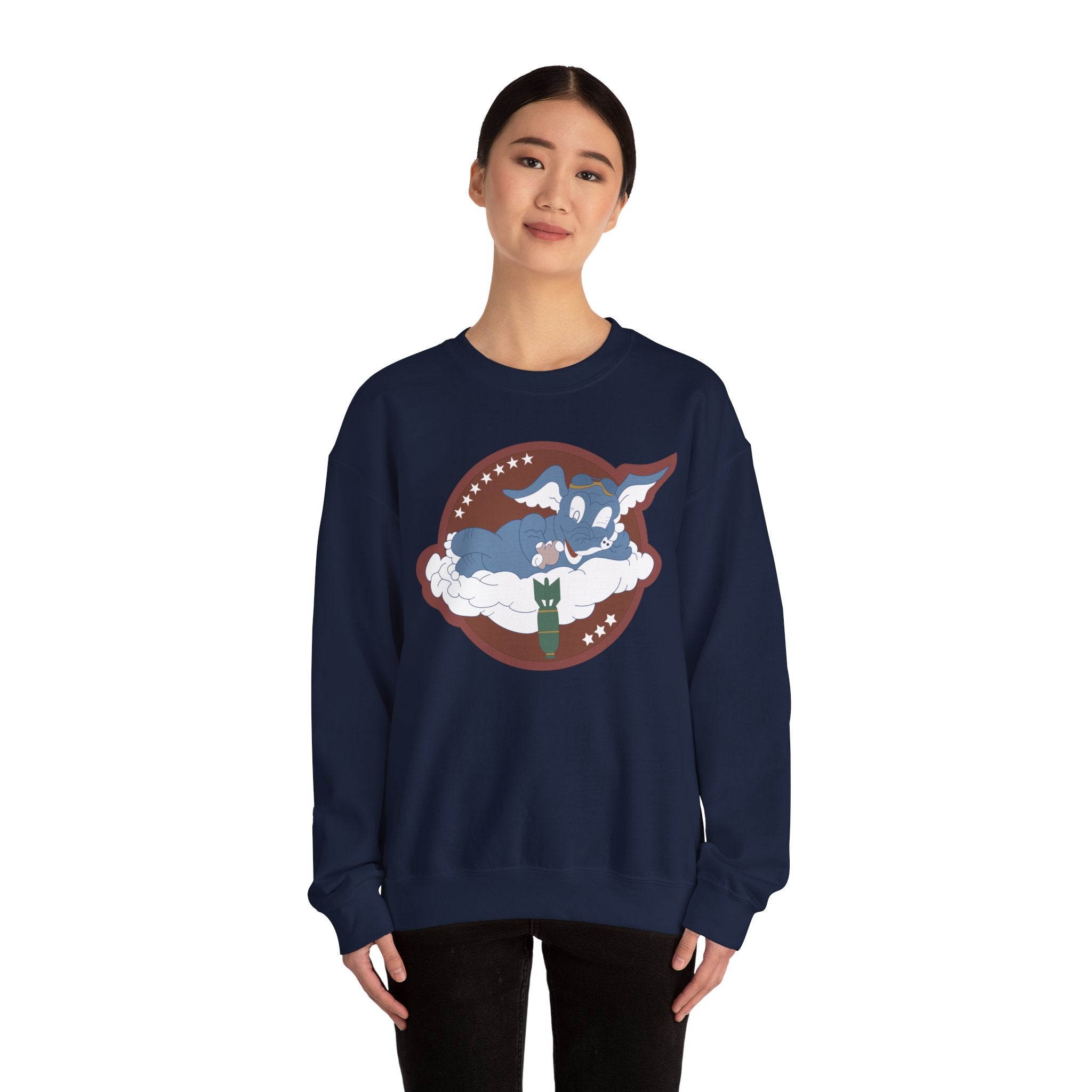 Crewneck Sweatshirt - AAC - 873rd Bomb Squadron, 498th Bomb Group - 20th AAF wo Txt X 300