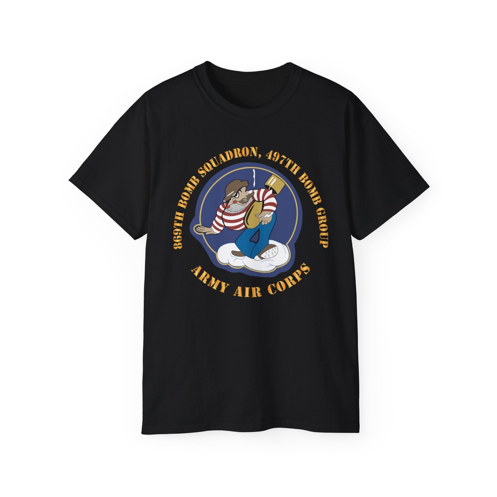 Unisex Ultra Cotton Tee - AAC - 869th Bomb Squadron, 497th Bomb Group X 300