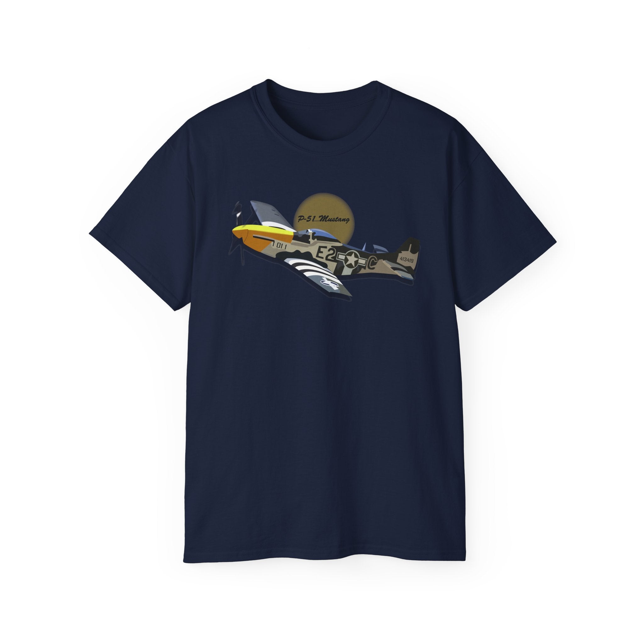 Unisex Ultra Cotton Tee - Army Air Corps P-51 Mustang wo AAC X 300