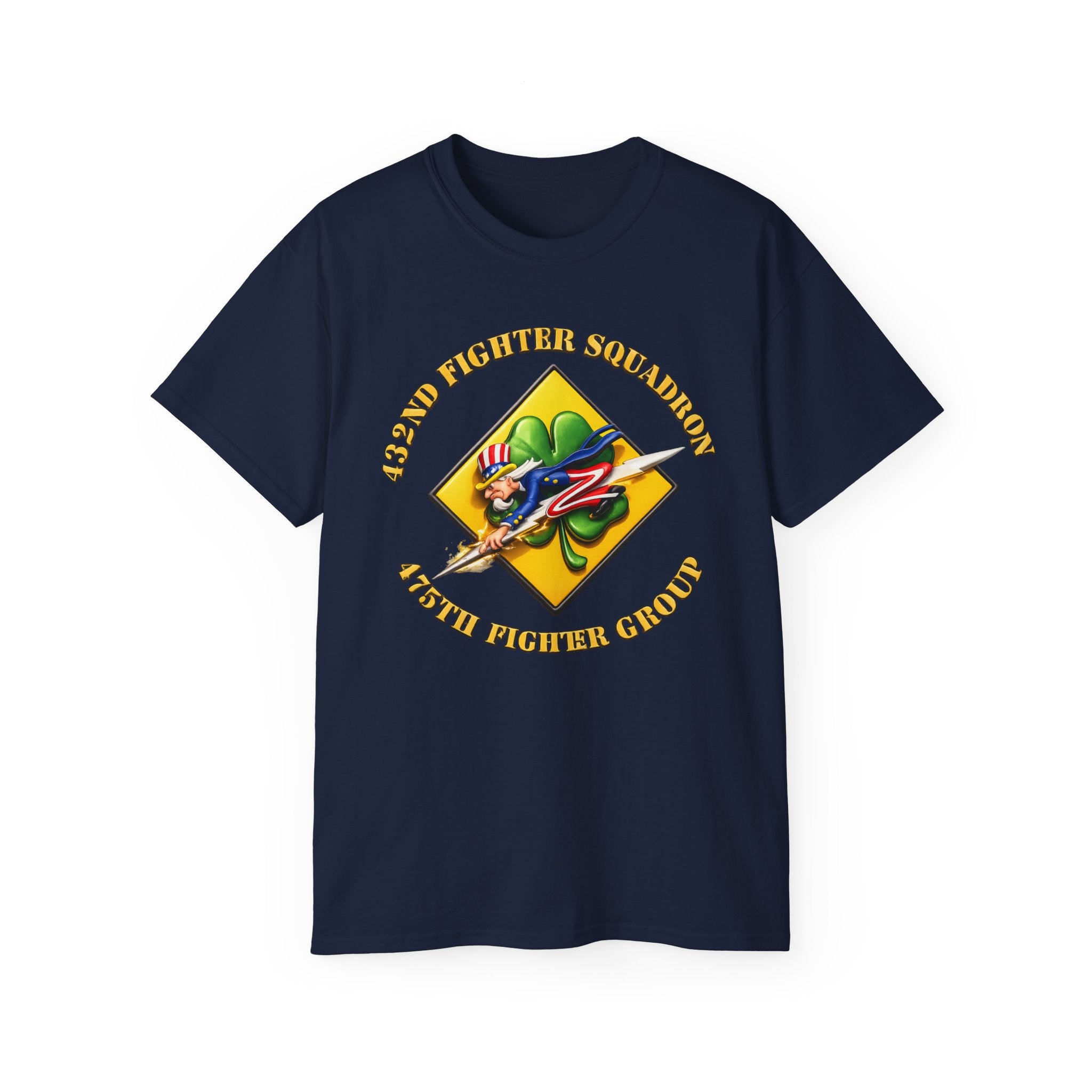 Unisex Ultra Cotton Tee - AAC - 432nd Fighter Squadron - 475th Fighter Group