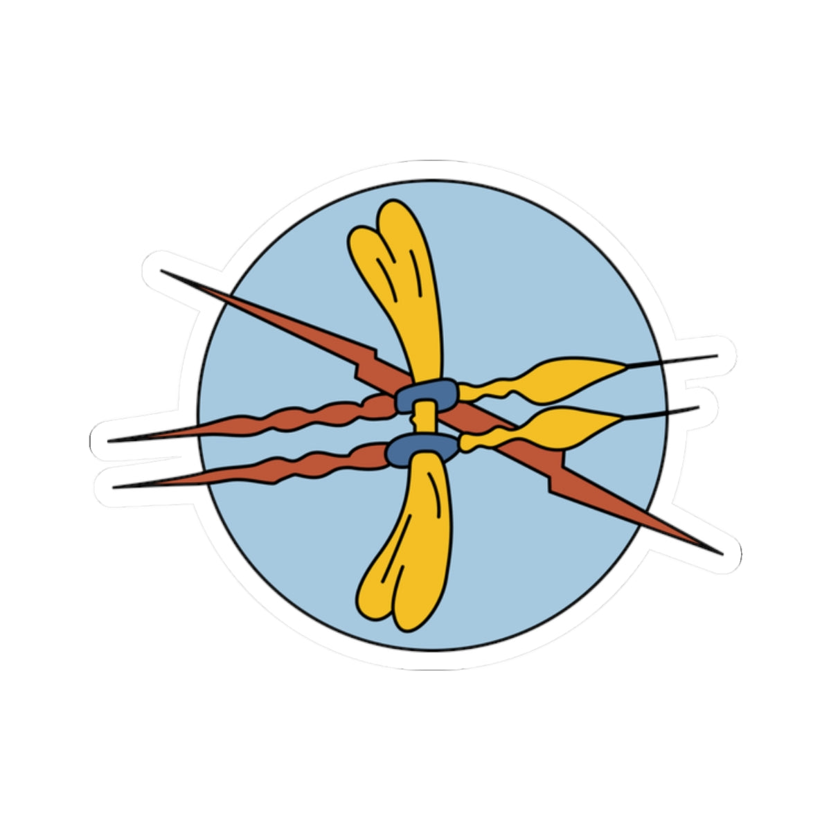 Kiss-Cut Stickers - AAC - 332nd Bomb Squadron WWII wo txt X 300