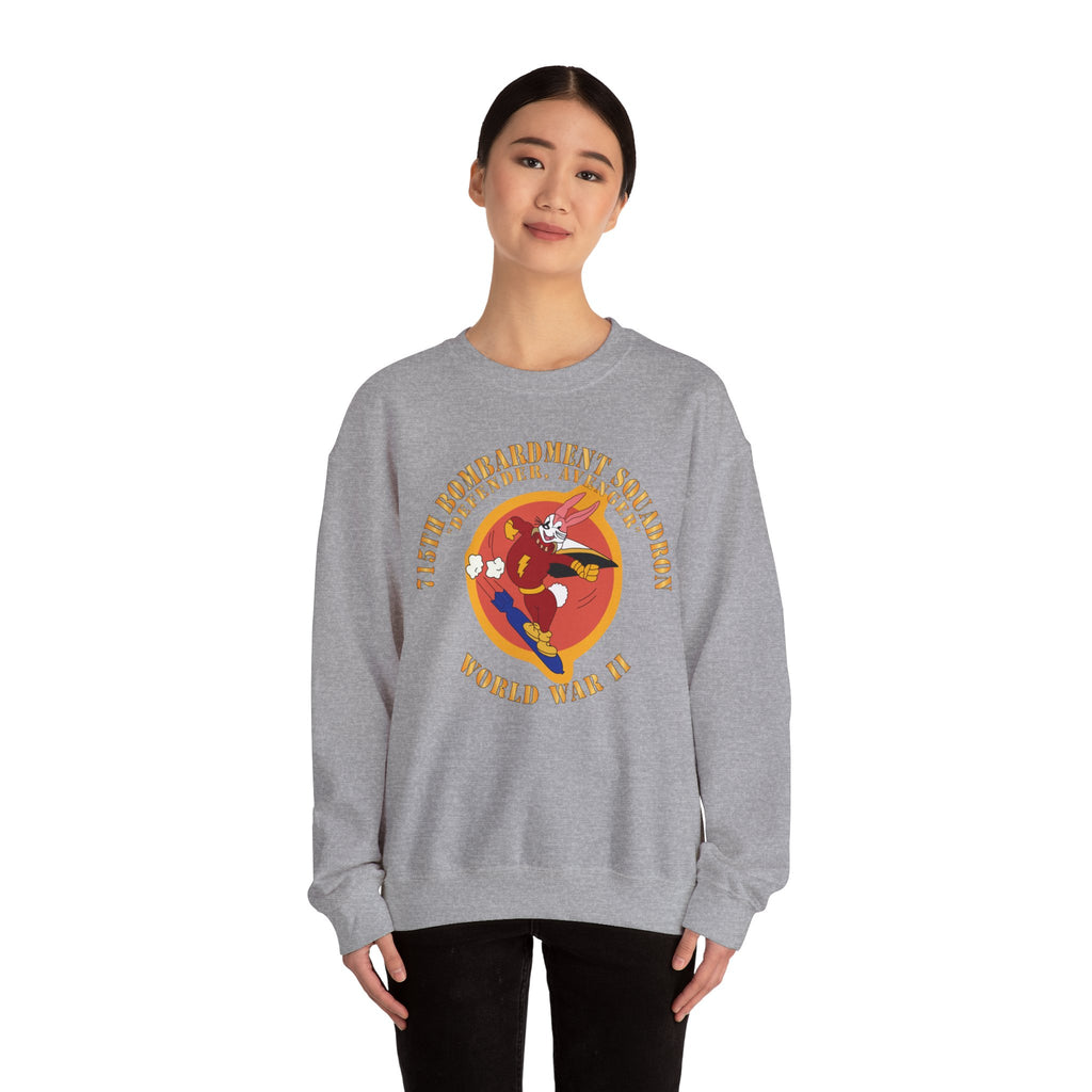 Crewneck Sweatshirt - ACC - 715th  Bombardment Squadron - Defender, Avenger - World War II X 300