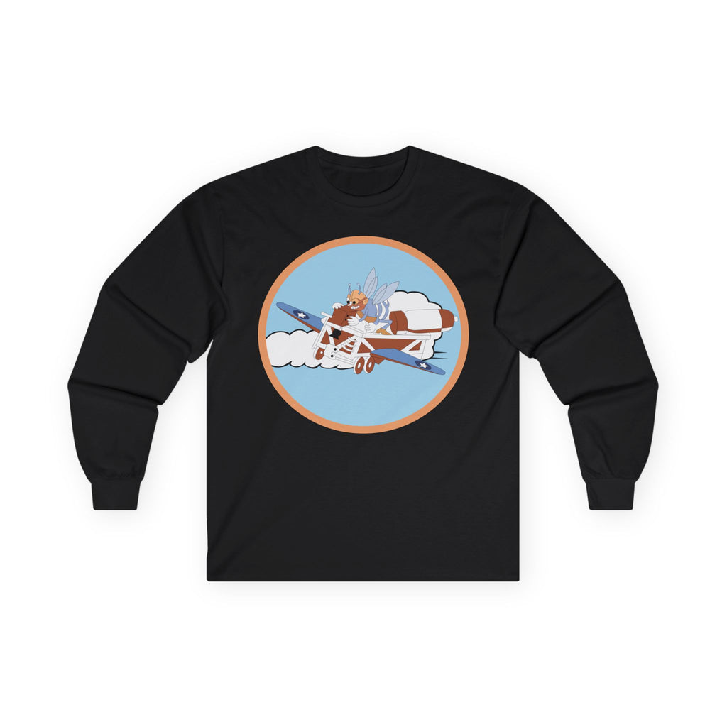 Unisex Long Sleeve Tee - AAC - 782nd Bomb Squadron, 465th Bomb Group - 15th AF wo Txt X 300