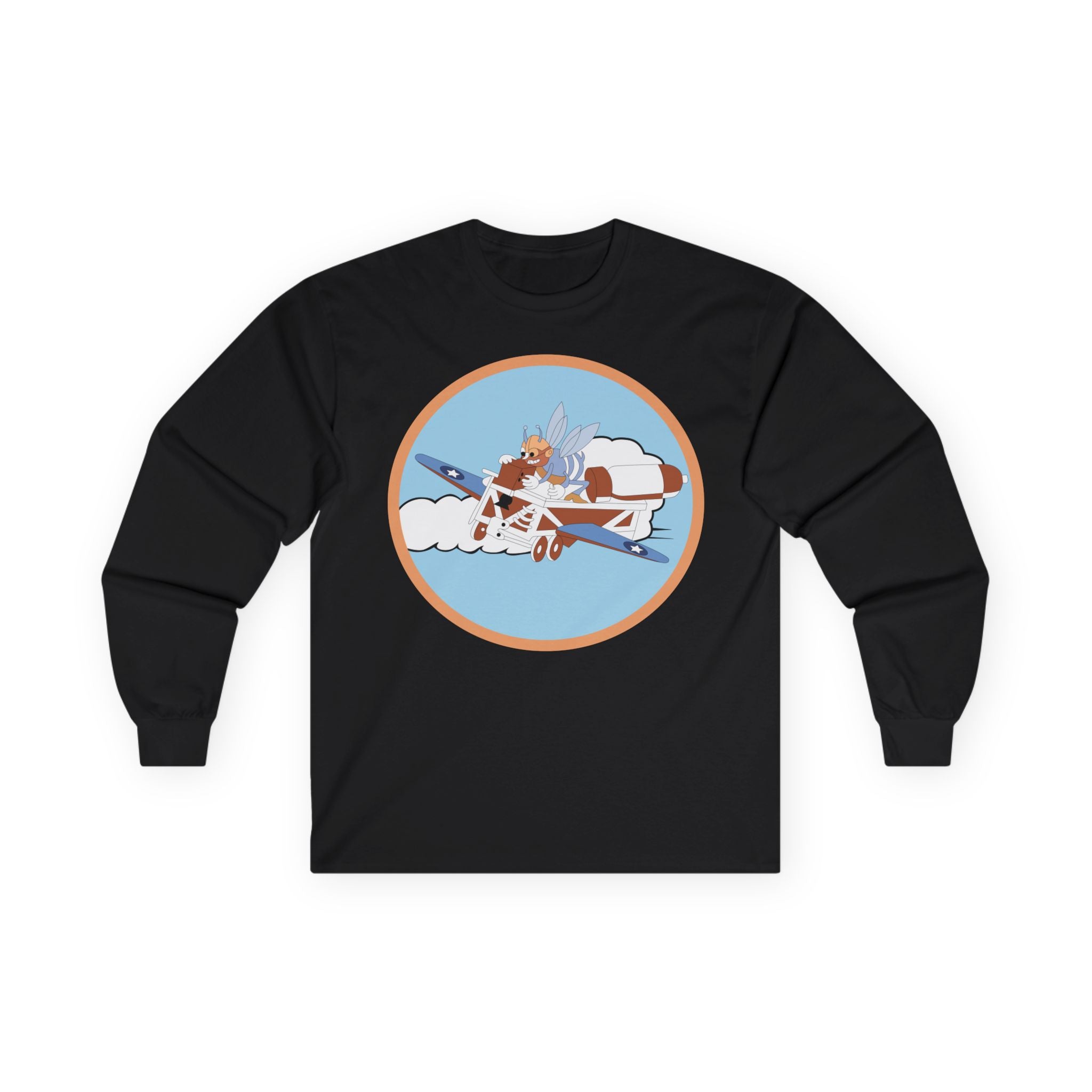 Unisex Long Sleeve Tee - AAC - 782nd Bomb Squadron, 465th Bomb Group - 15th AF X 300