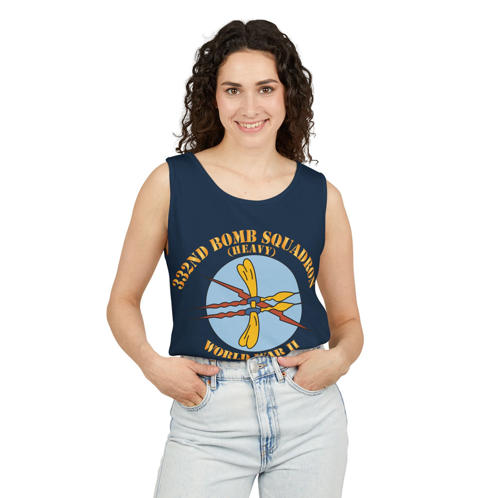 Unisex Garment-Dyed Tank Top - AAC - 332nd Bomb Squadron WWII X 300