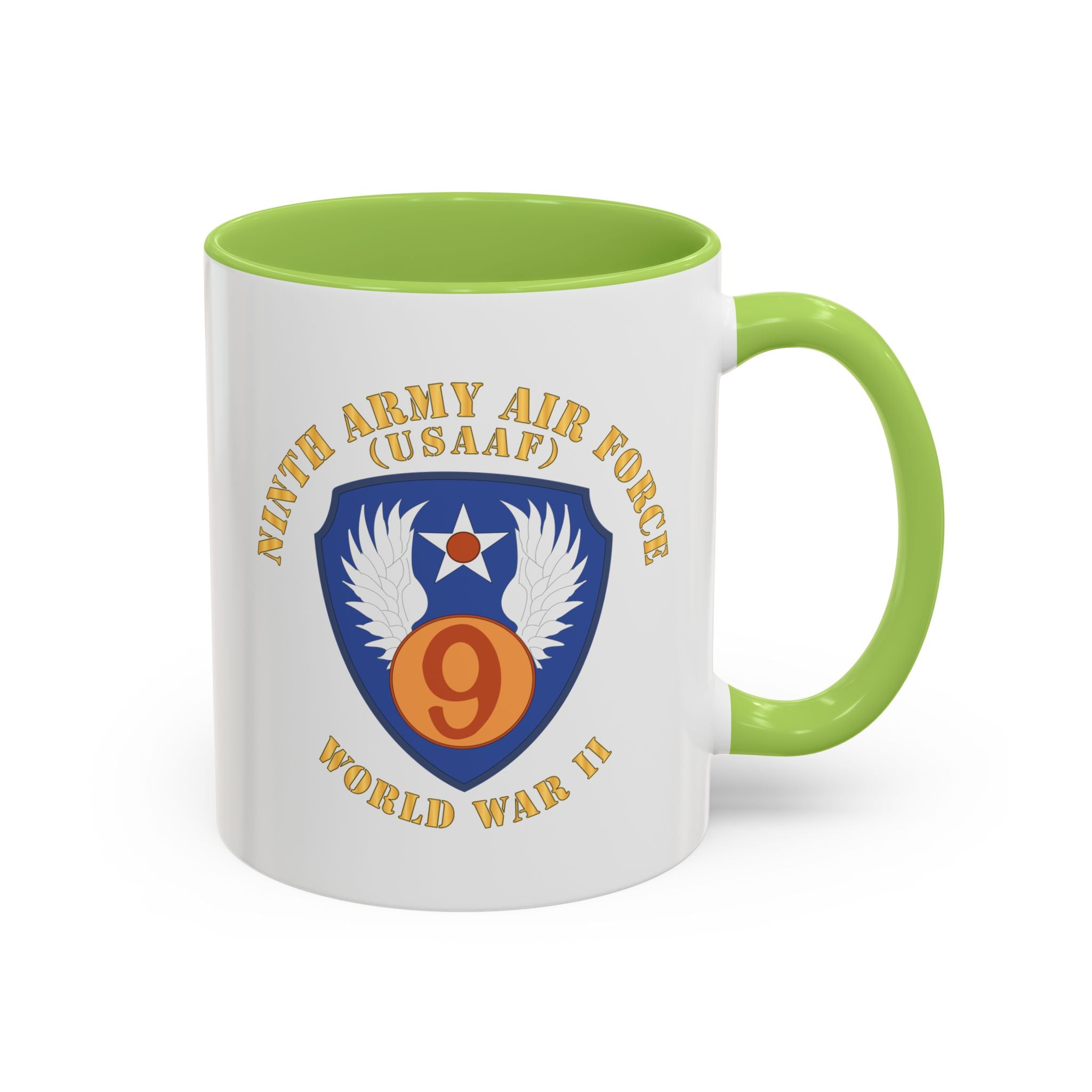 Accent Coffee Mug - AAC - SSI - 9th Air Force - WWII - USAAF x 300