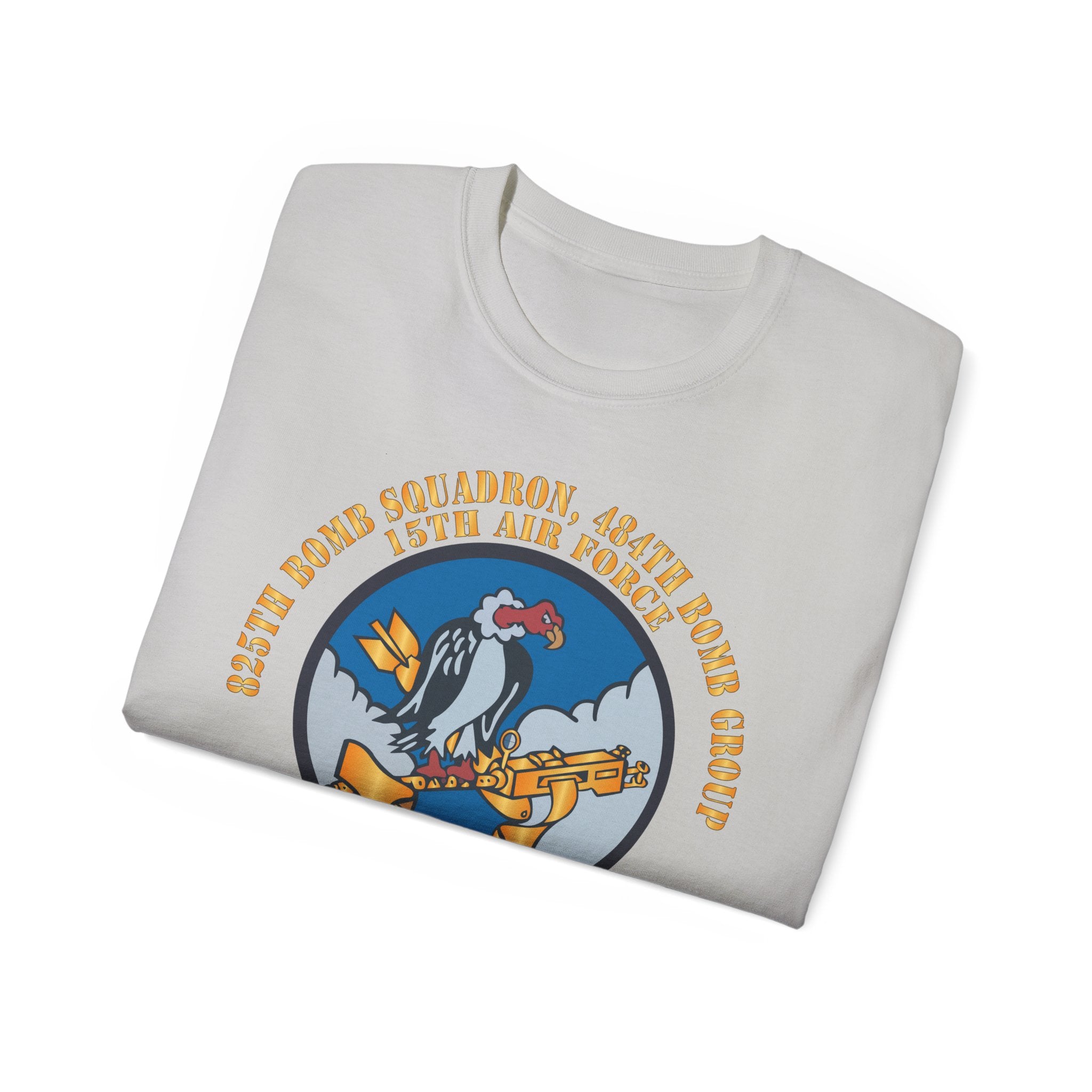 Unisex Ultra Cotton Tee - AAC - 825th Bomb Squadron, 484th Bomb Group - 15th AAF X 300