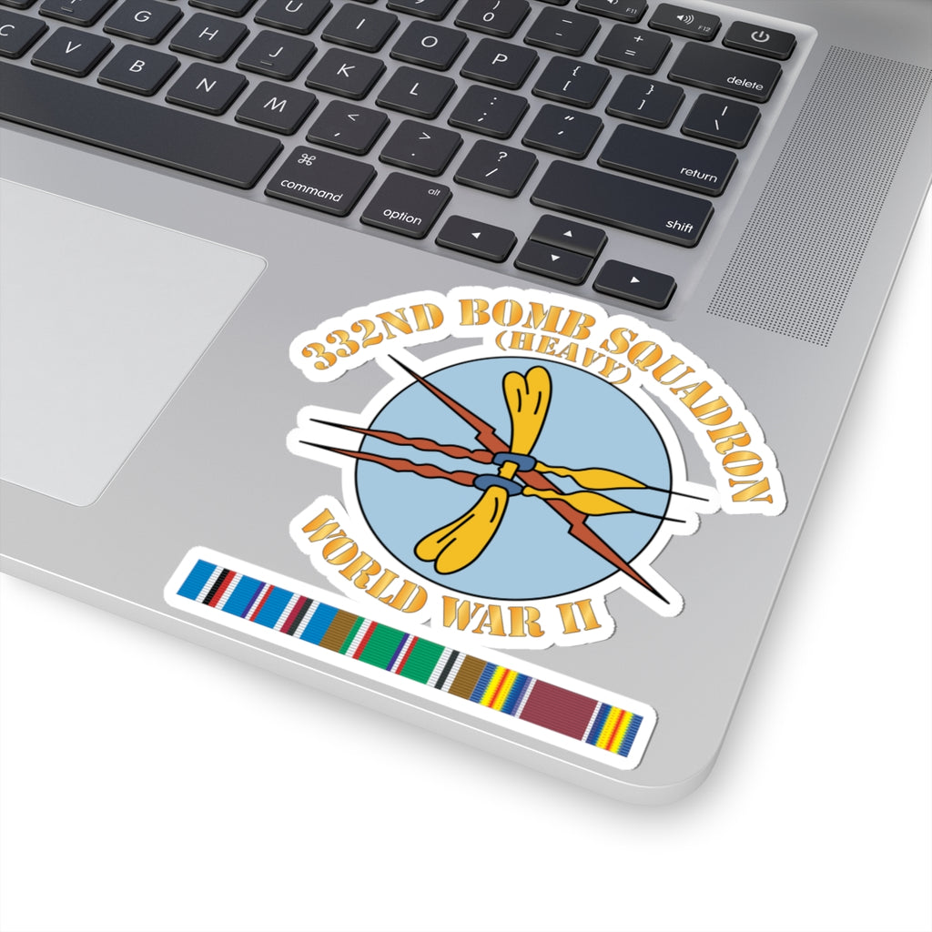 Kiss-Cut Stickers - AAC - 332nd Bomb Squadron WWII w SVC X 300