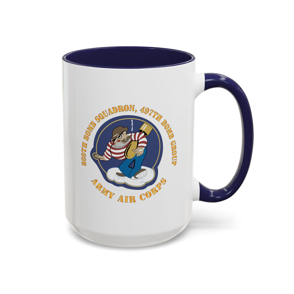 Accent Coffee Mug - AAC - 869th Bomb Squadron, 497th Bomb Group X 300