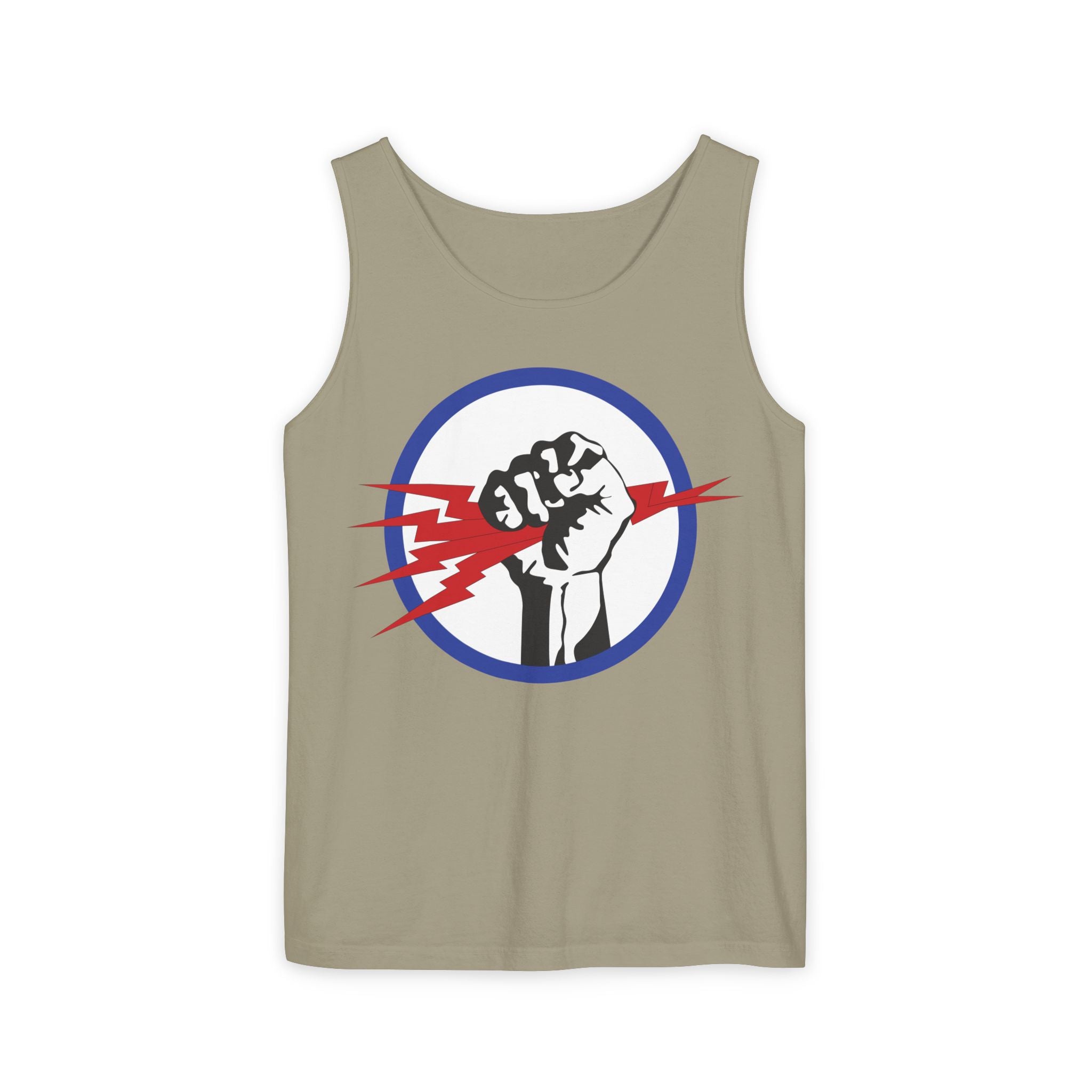 Unisex Garment-Dyed Tank Top - AAC - 827th Bomb Squadron, 484th Bomb Group - 15th AAF wo Txt X 300