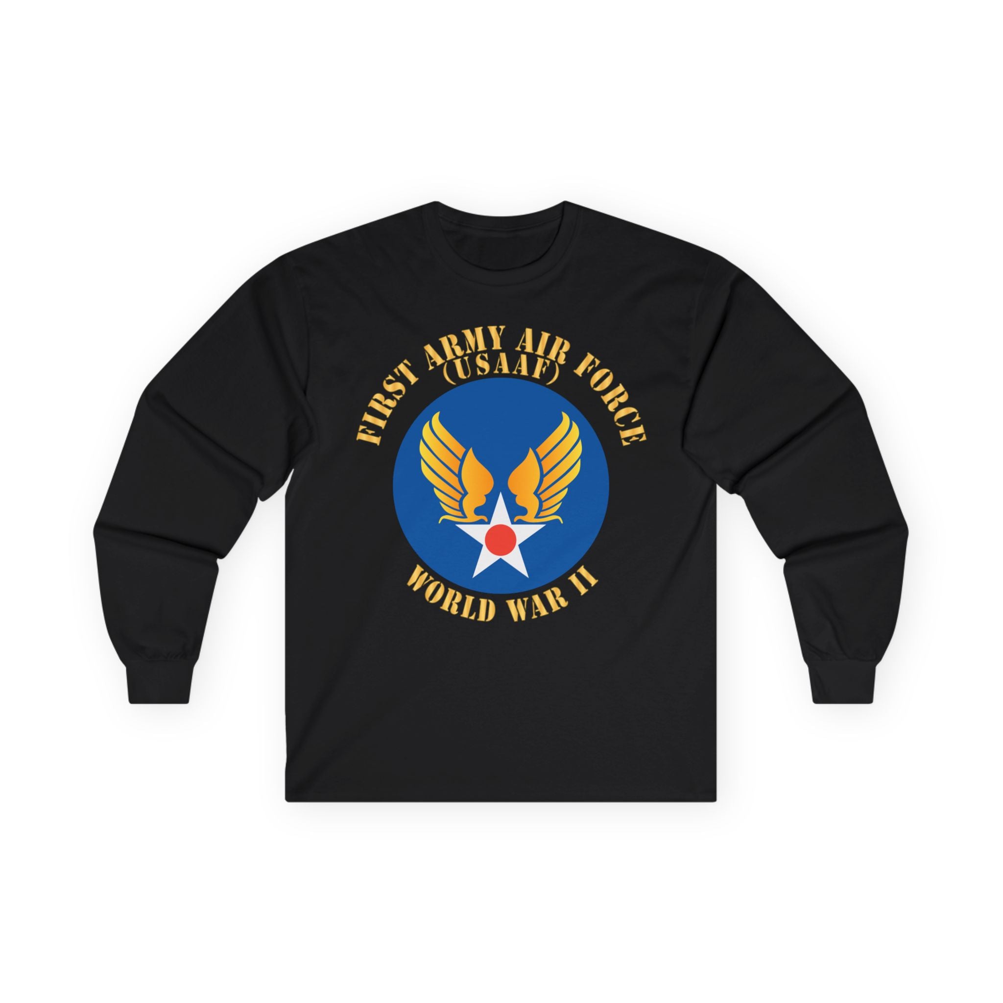 Unisex Long Sleeve Tee - SSI - AAC - 1st Army Air Force - WWII - USAAF x 300
