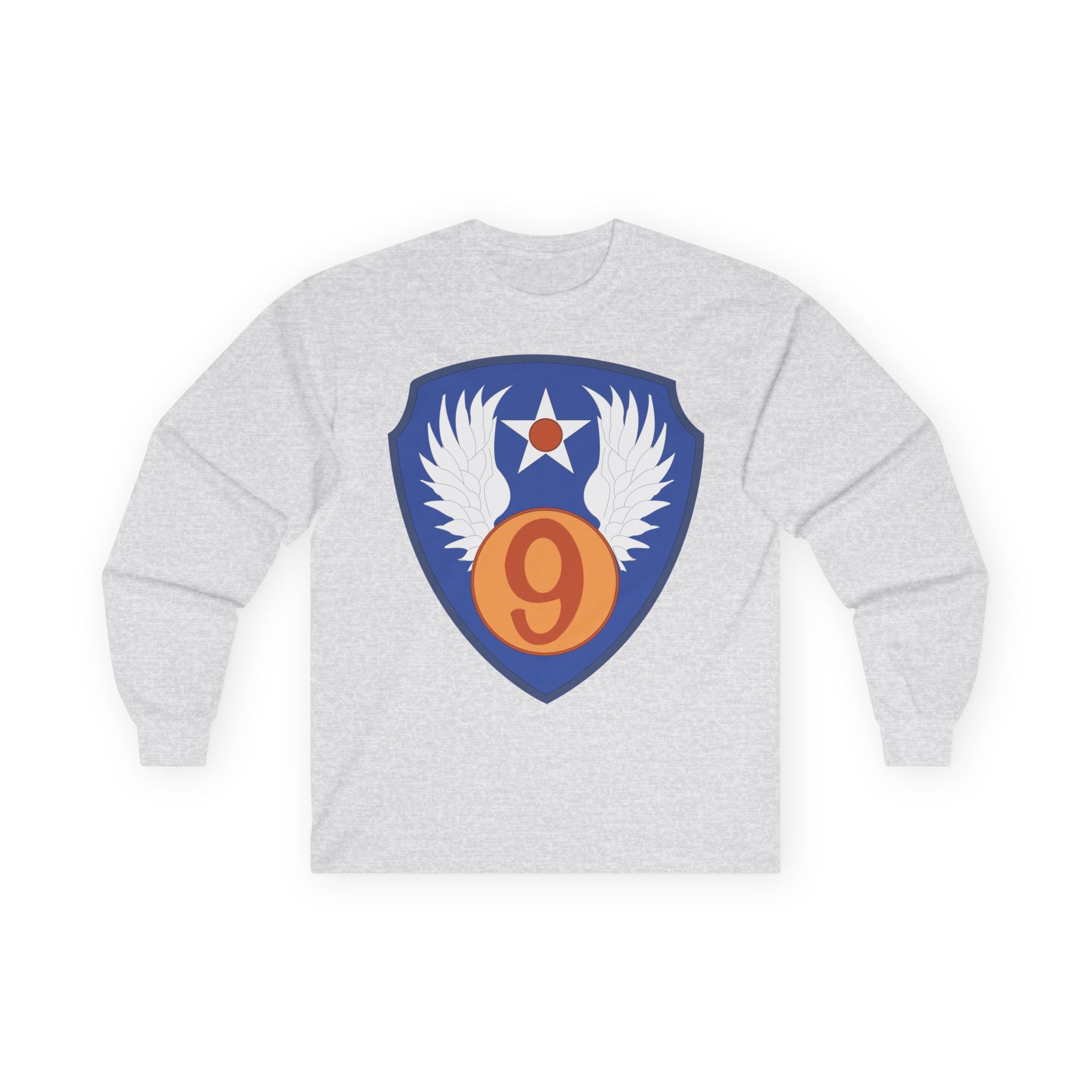 Unisex Long Sleeve Tee - AAC - SSI - 9th Air Force wo Txt X 300