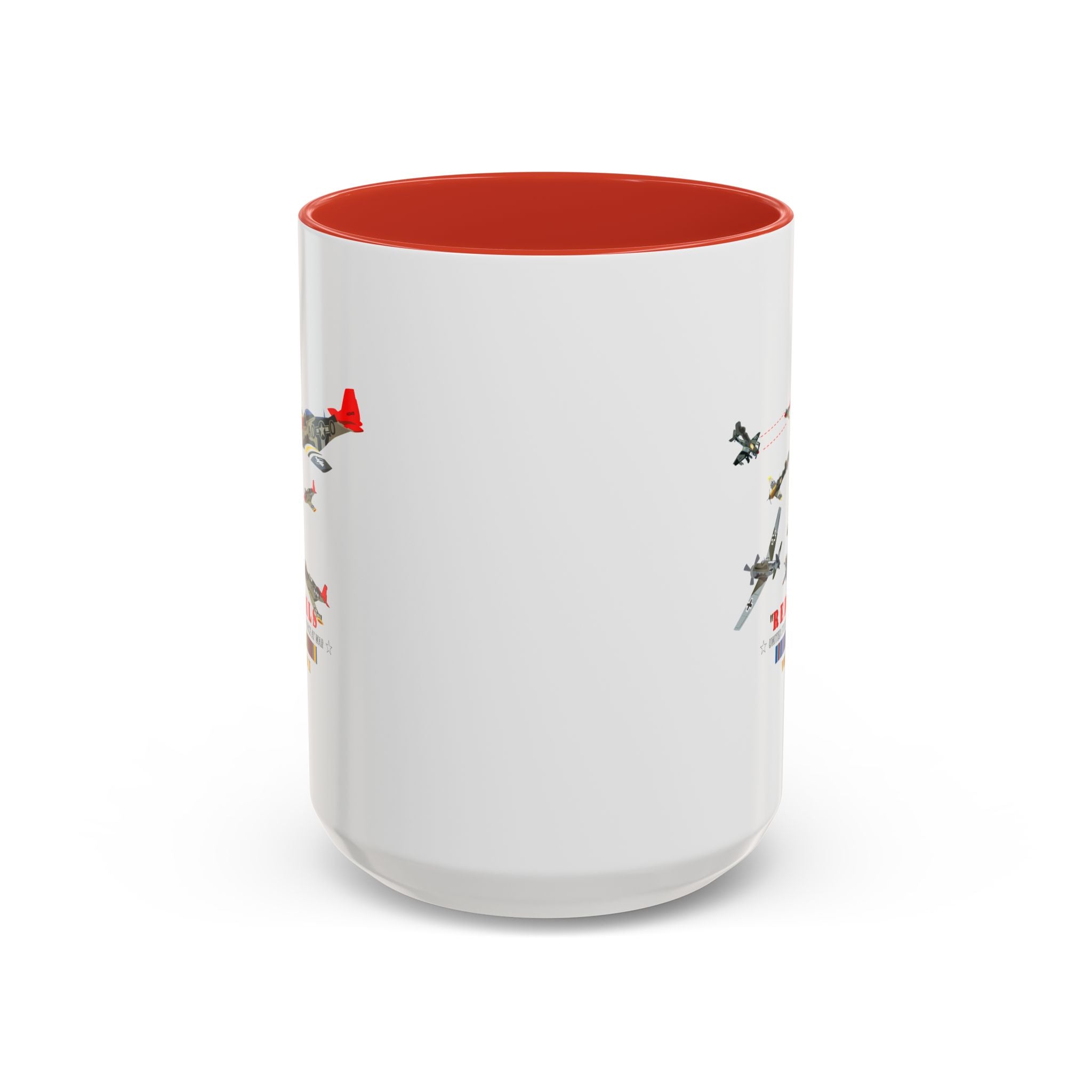 Accent Coffee Mug - Army - AAC - 332nd Fighter Group - Red Tails - At War