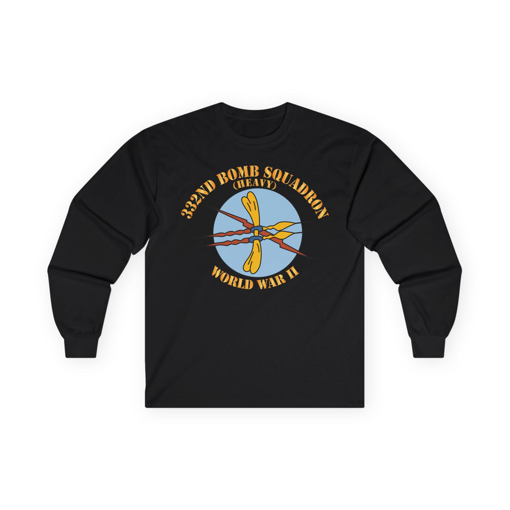 Unisex Long Sleeve Tee - AAC - 332nd Bomb Squadron WWII X 300
