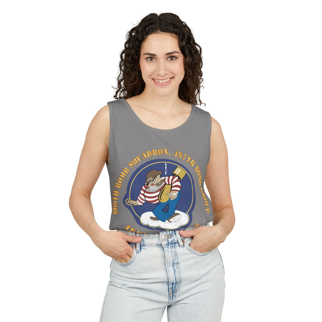 Unisex Garment-Dyed Tank Top - AAC - 869th Bomb Squadron, 497th Bomb Group X 300