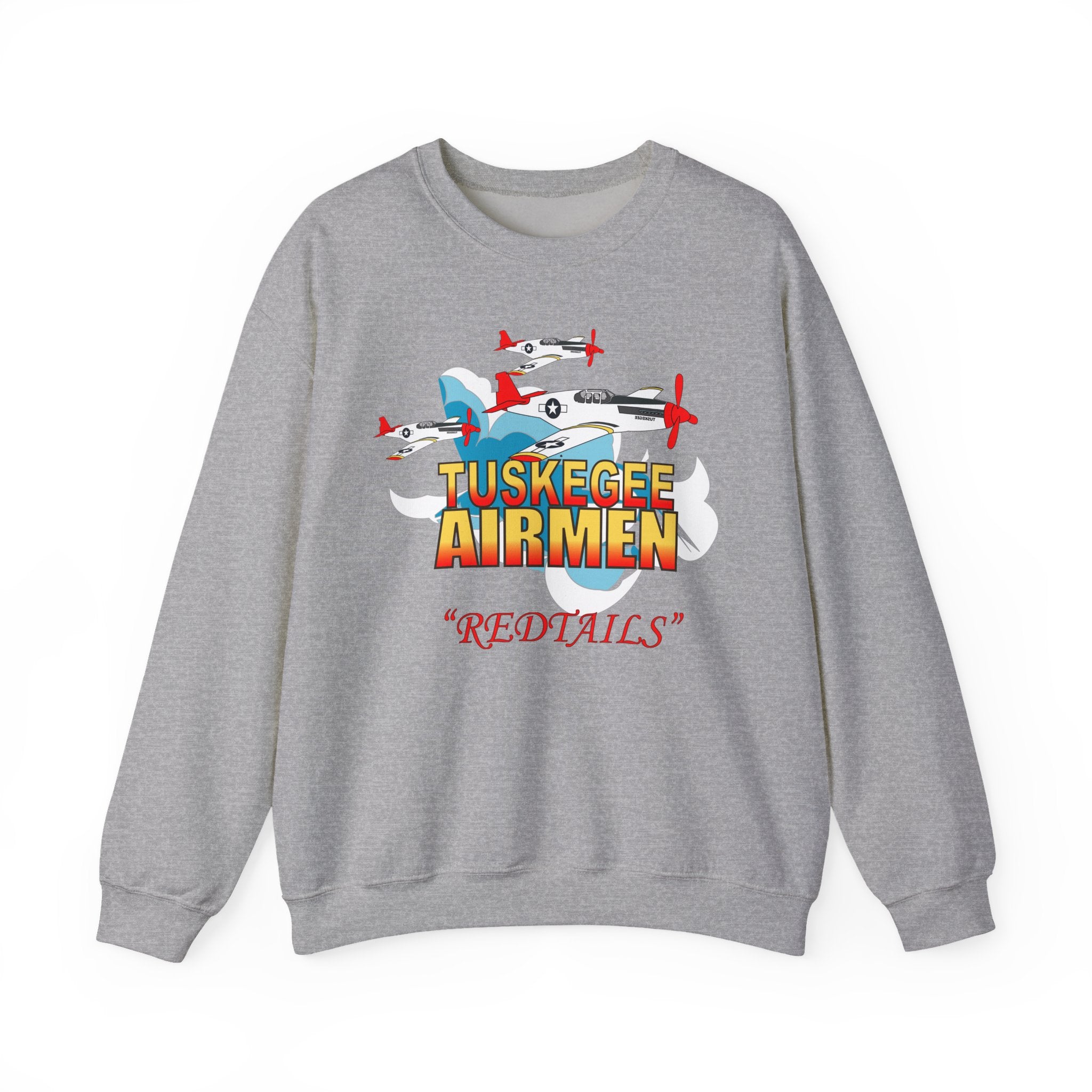 Crewneck Sweatshirt - Army Air Corp - Tuskegee Airmen - Redtails - 3AC - X 300