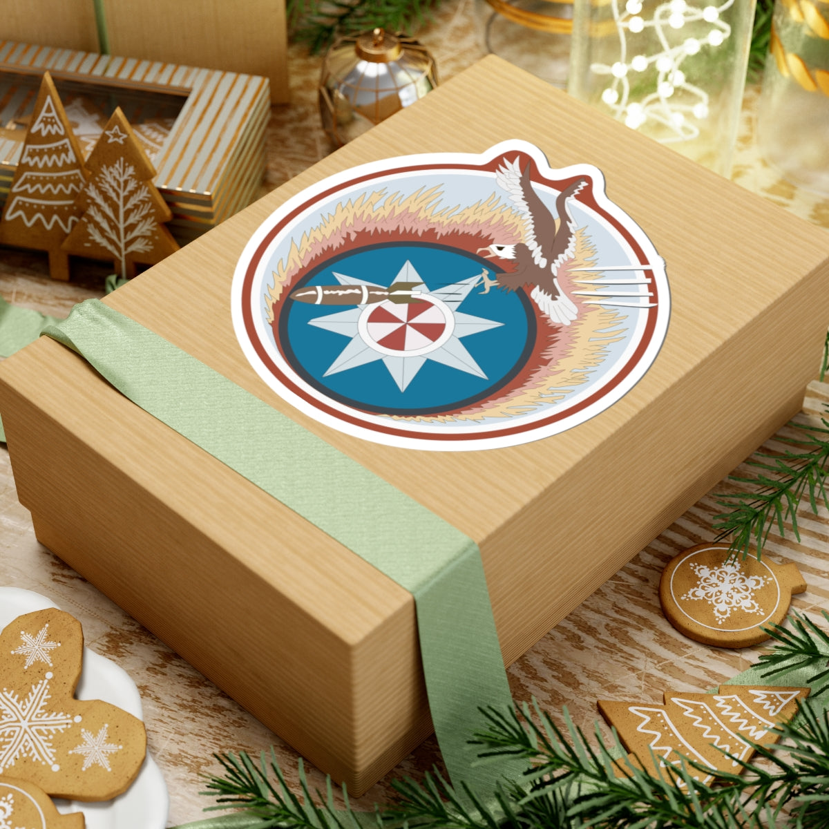 Kiss-Cut Stickers - AAC - 773rd Bomb Squadron, 463rd Bomb Group - 15th AF wo Txt X 300