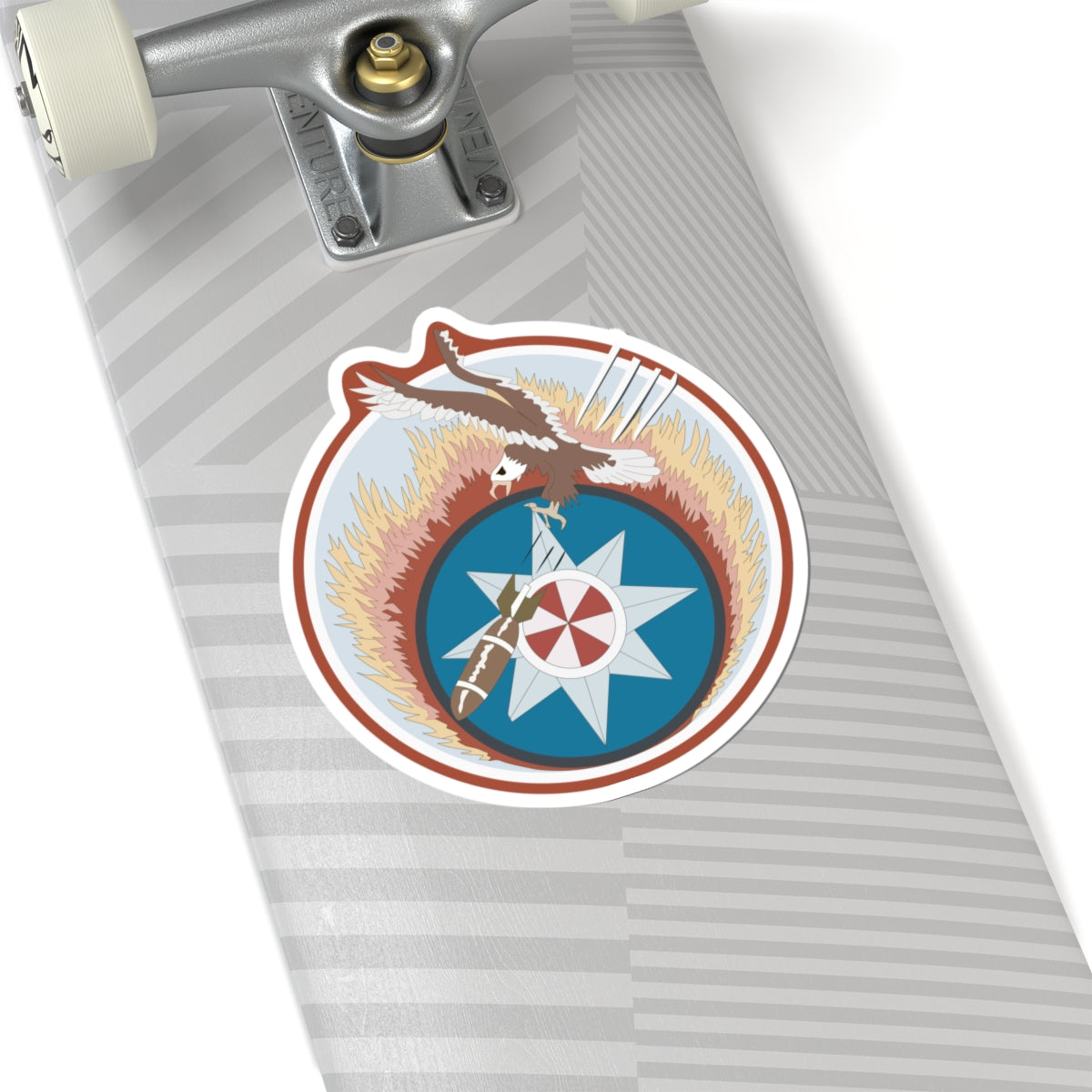 Kiss-Cut Stickers - AAC - 773rd Bomb Squadron, 463rd Bomb Group - 15th AF wo Txt X 300