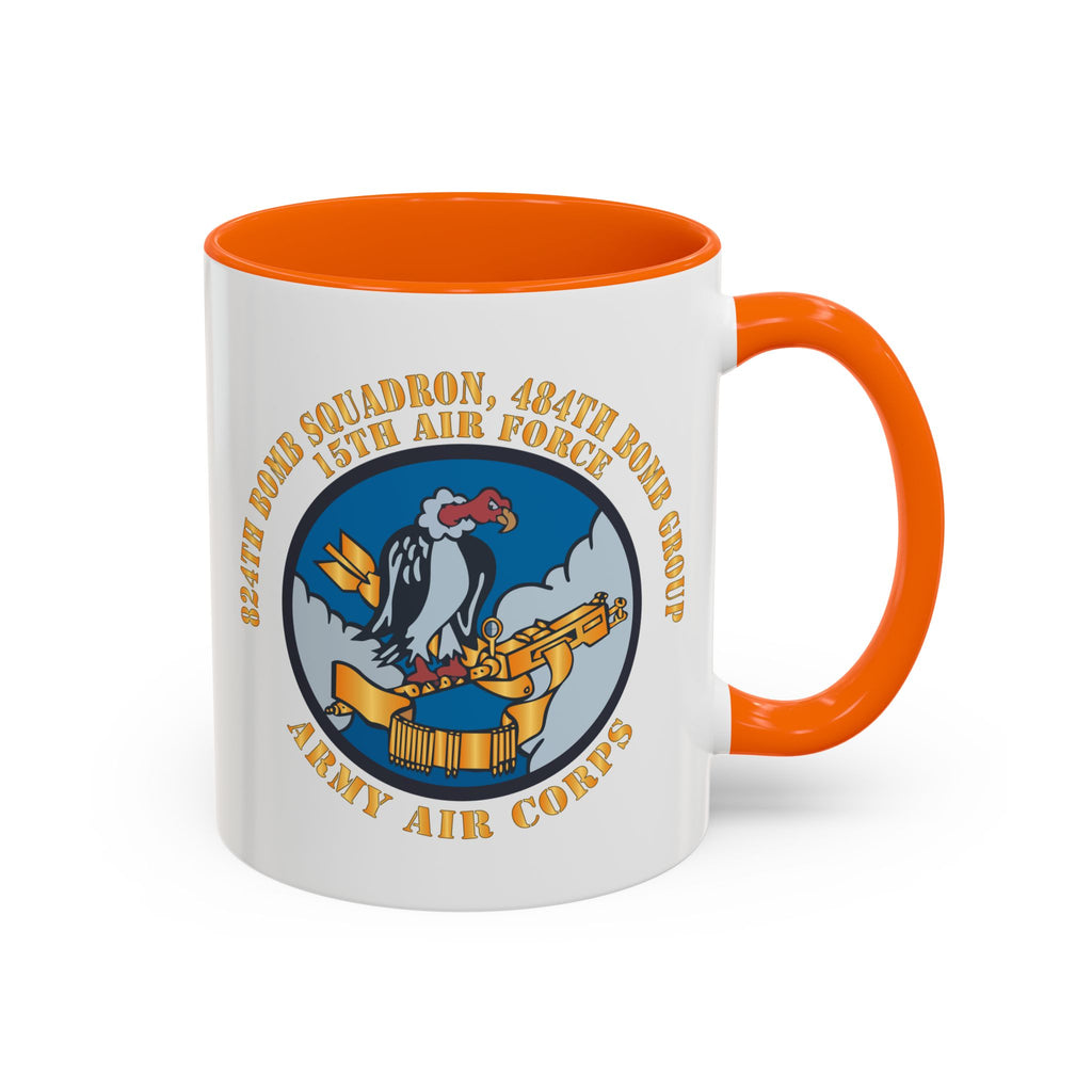 Accent Coffee Mug - AAC - 824th Bomb Squadron, 484th Bomb Group - 15th AAF X 300