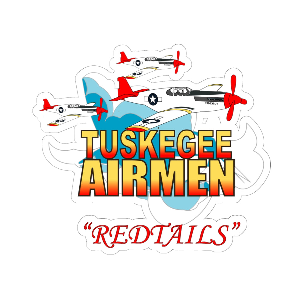 Kiss-Cut Stickers - Army Air Corp - Tuskegee Airmen - Redtails - 3AC - X 300