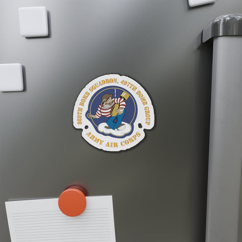 Die-Cut Magnets - AAC - 869th Bomb Squadron, 497th Bomb Group X 300