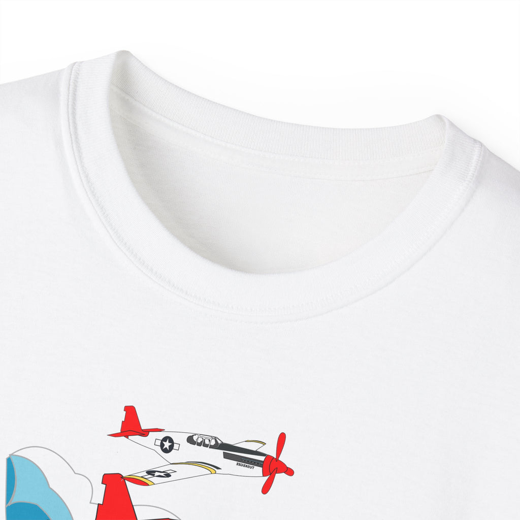 Unisex Ultra Cotton Tee - Army Air Corp - Tuskegee Airmen - Redtails - 3AC - X 300
