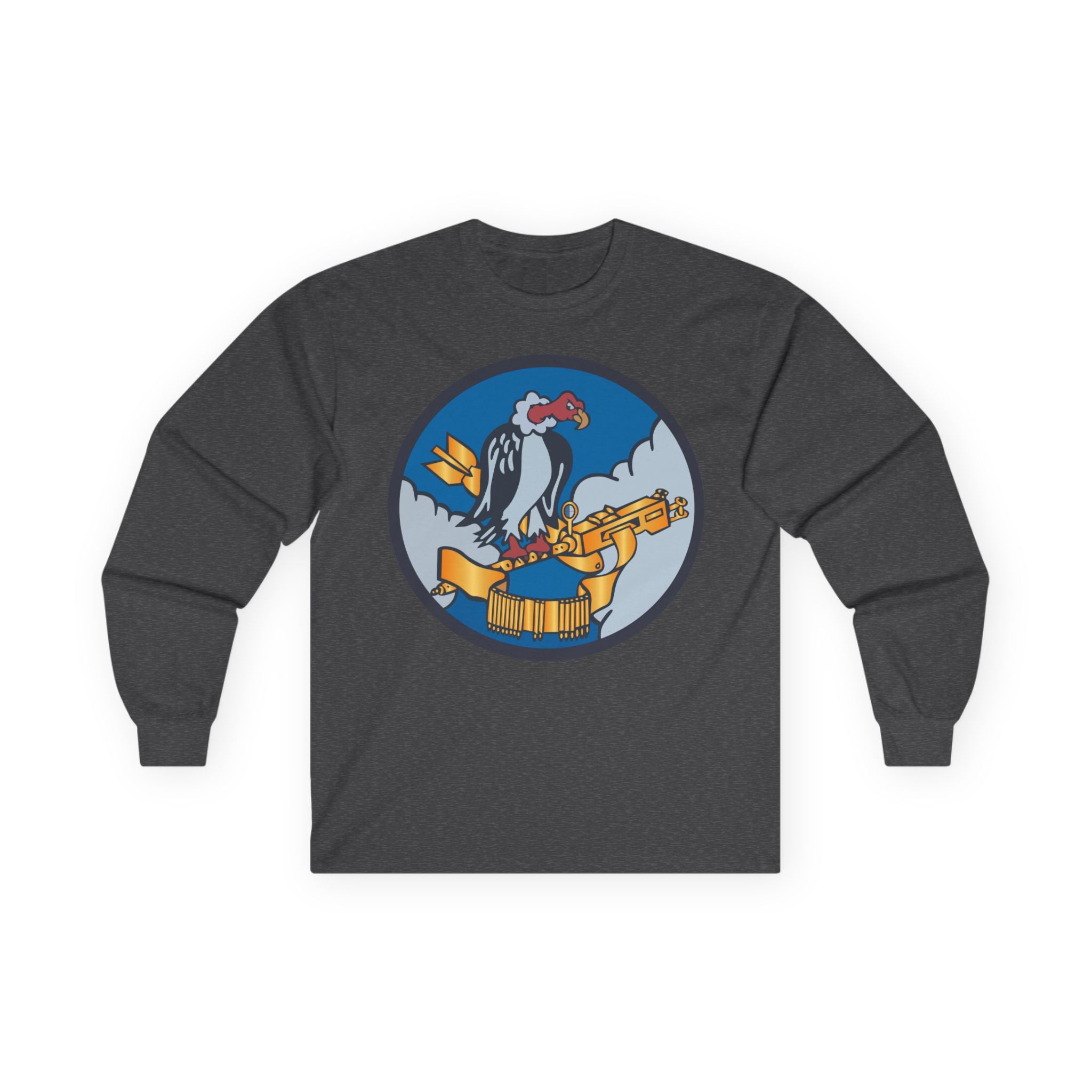 Unisex Long Sleeve Tee - AAC - 826th Bomb Squadron, 484th Bomb Group - 15th AAF wo txt  X 300