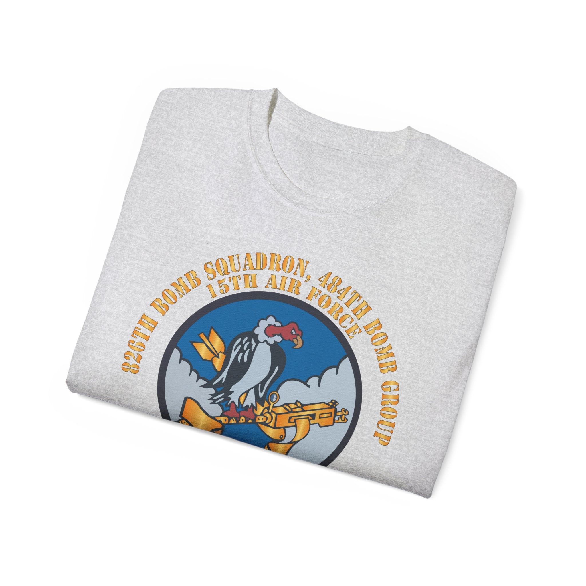 Unisex Ultra Cotton Tee - AAC - 826th Bomb Squadron, 484th Bomb Group - 15th AAF X 300