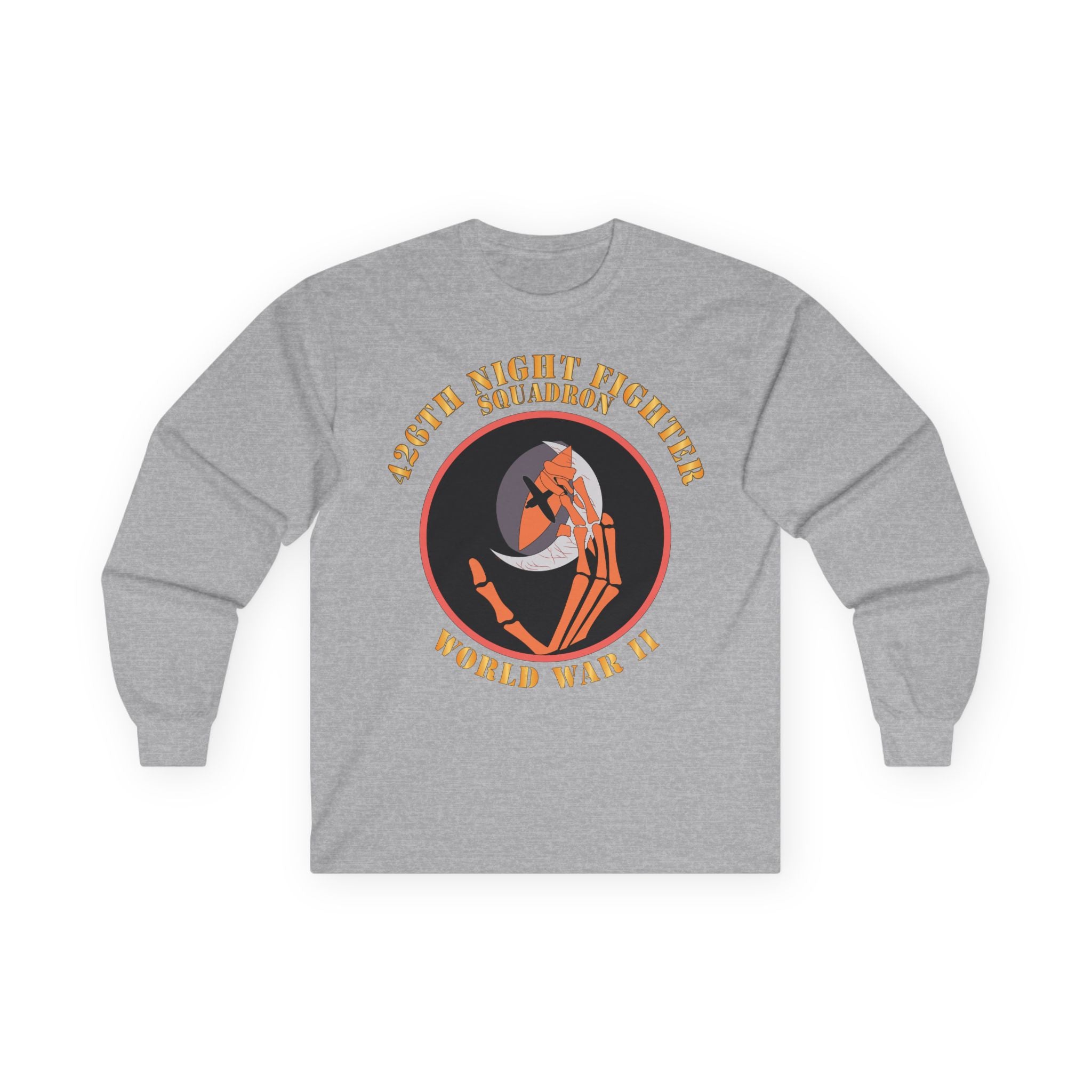 Unisex Long Sleeve Tee - AAC - 426th Night Fighter Squadron - WWII X 300