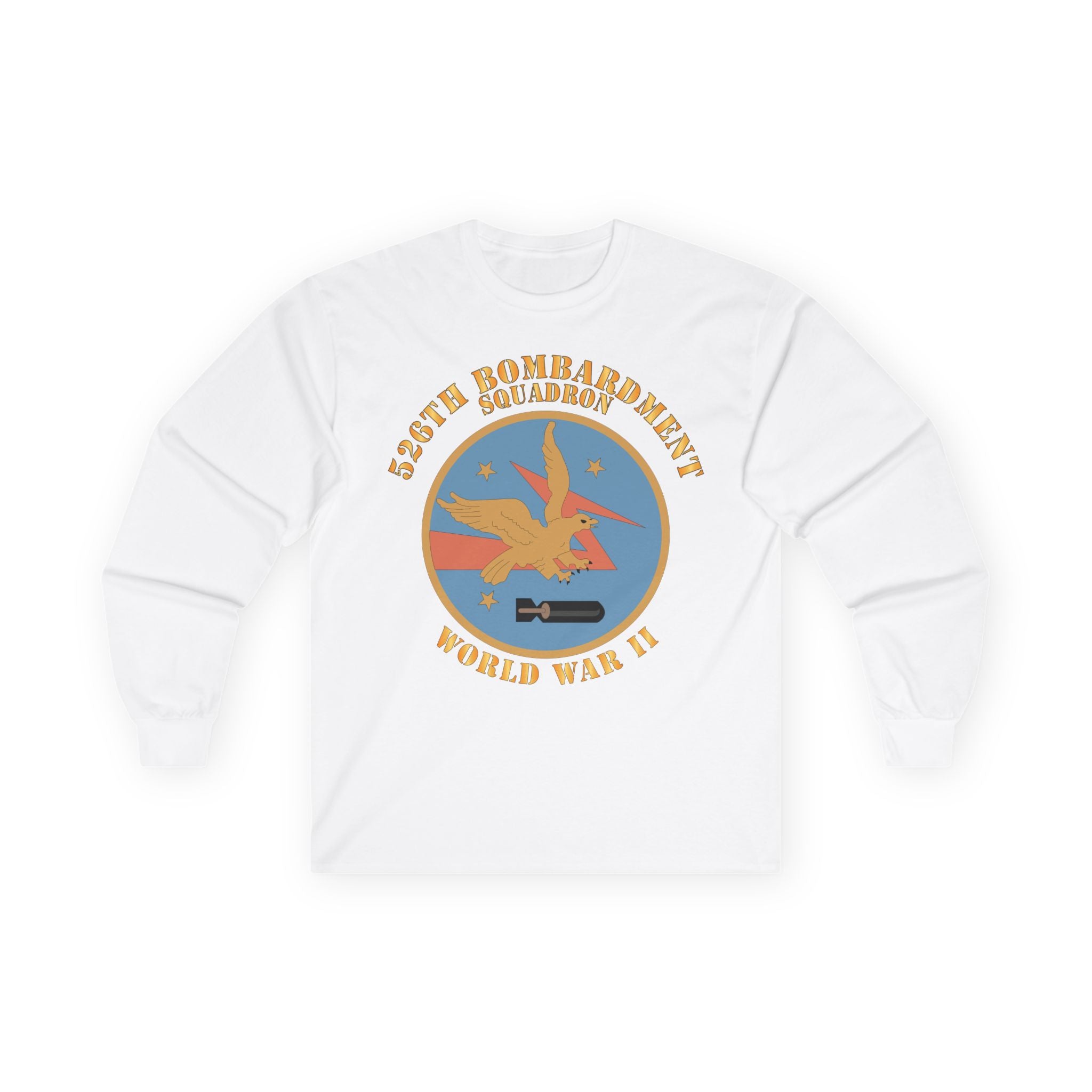 Unisex Long Sleeve Tee - AAC - 526th Bombardment Squadron - WWII X 300